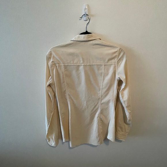 Wilfred Free Cream soft corduroy button down shirt. Size S. - Picture 2 of 5